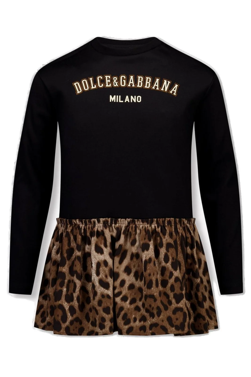 Váy leopard Dolce & Gabbana cho bé gái